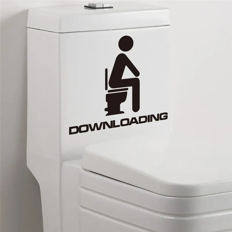 Sign for the entrance to the bathroom/toilet