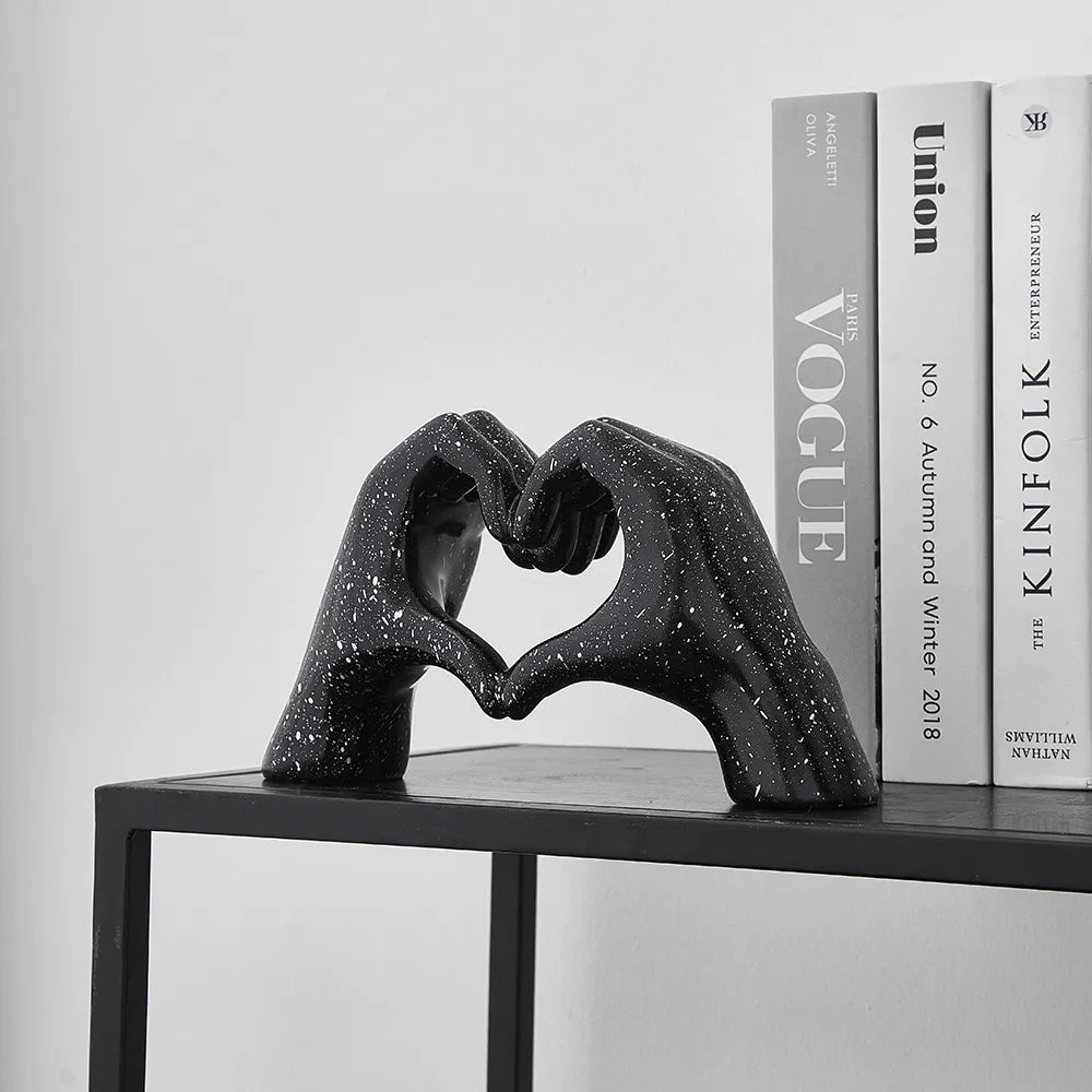 Hand sculpture of love